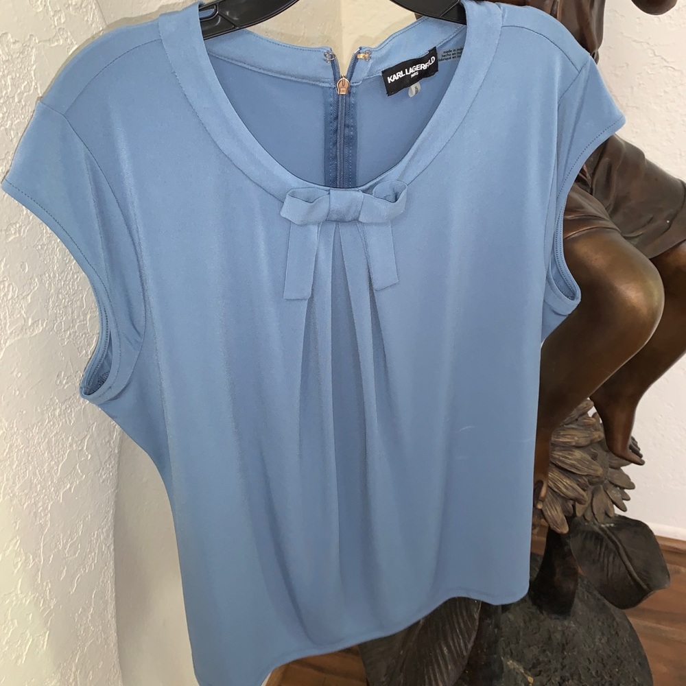 Karl Langerfeld Blue Blouse